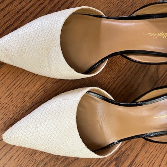 3.1 Phillip Lim, 3 and 1/2 inch, black and white , size 9, d'Orsay heels - Picture 3 of 7